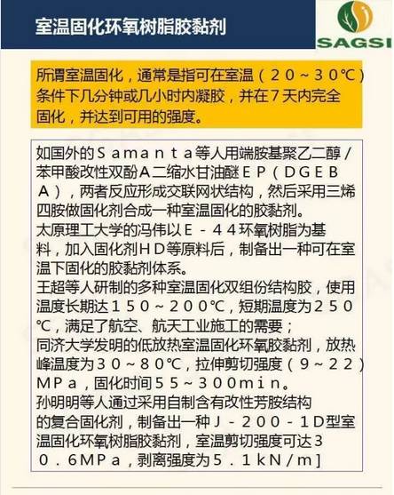 高性能环氧树脂胶粘剂研究概况